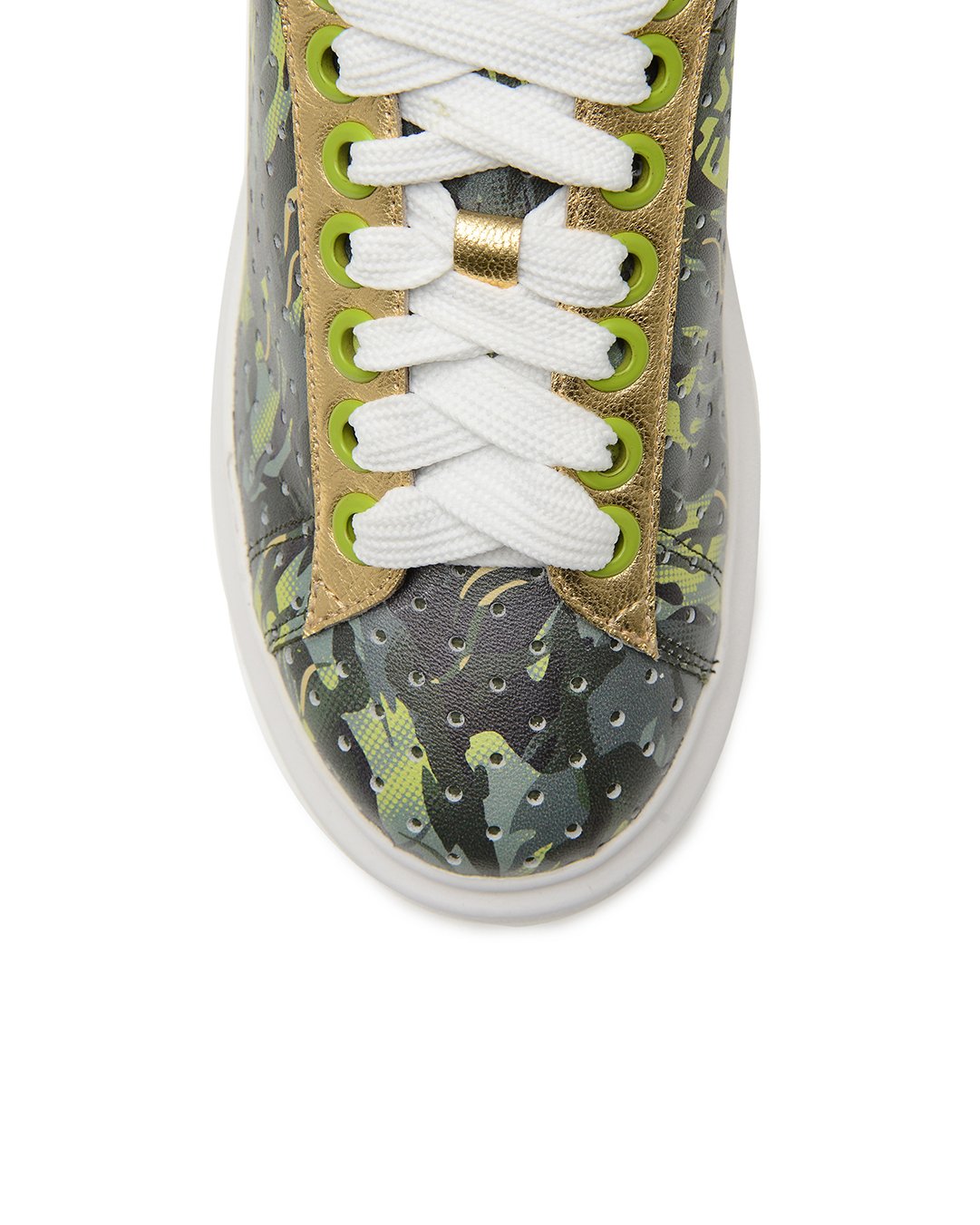 Hollie Watman Camo Perf Fashion Sneakers - Camo Print