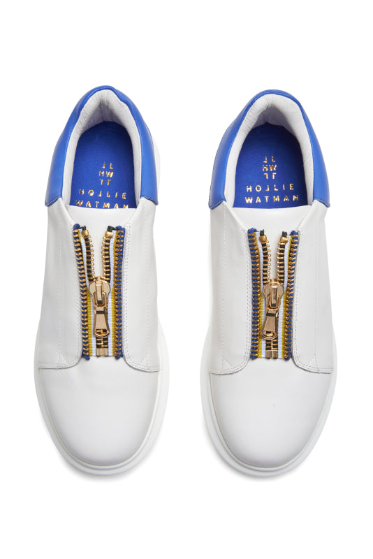 Hollie Watman Zip It - White Fashion Sneakers
