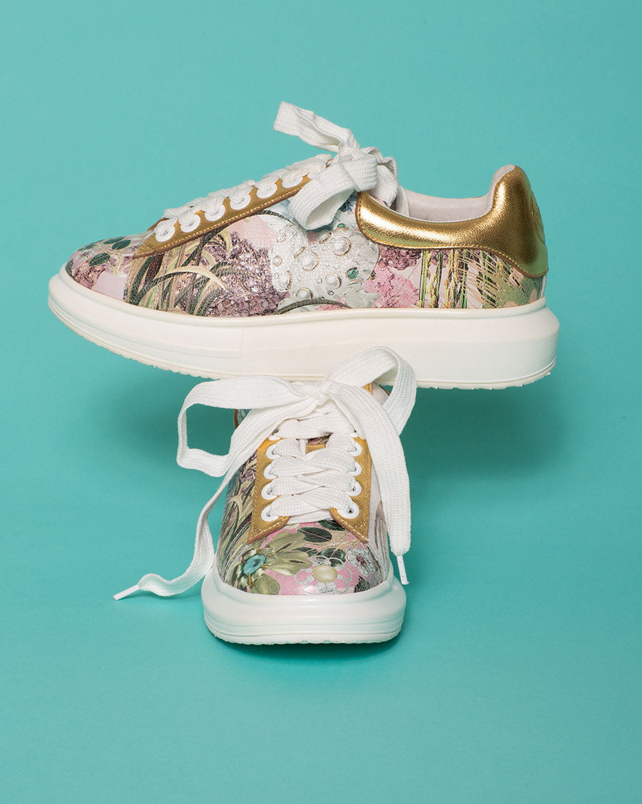 Hollie Watman Pretty Little Flyers Print Fashion Sneakers