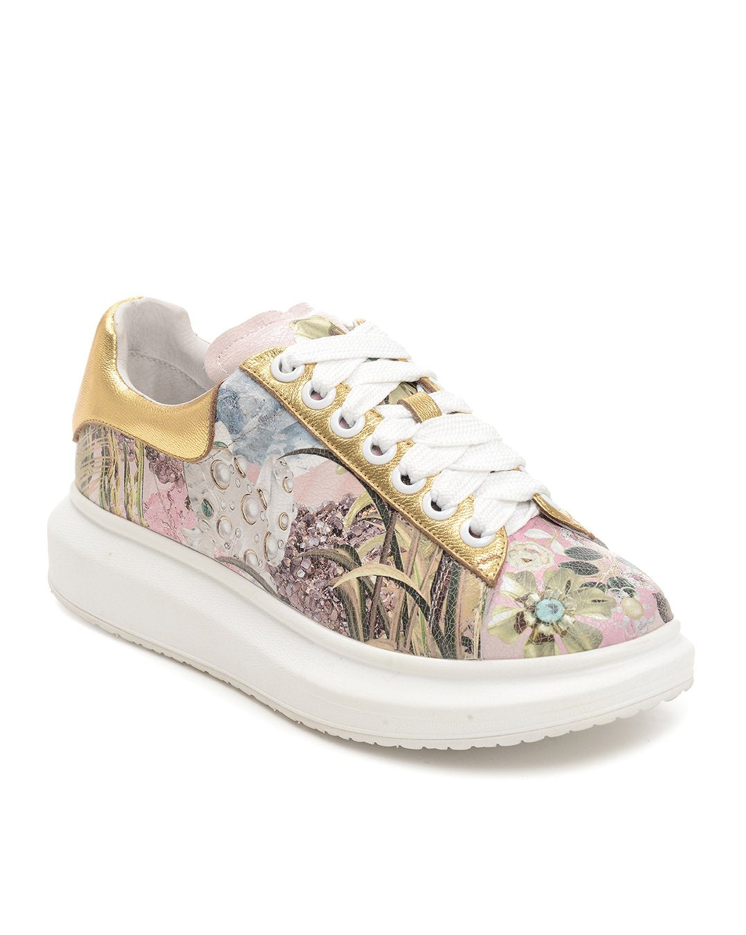 Hollie Watman Pretty Little Flyers Print Fashion Sneakers