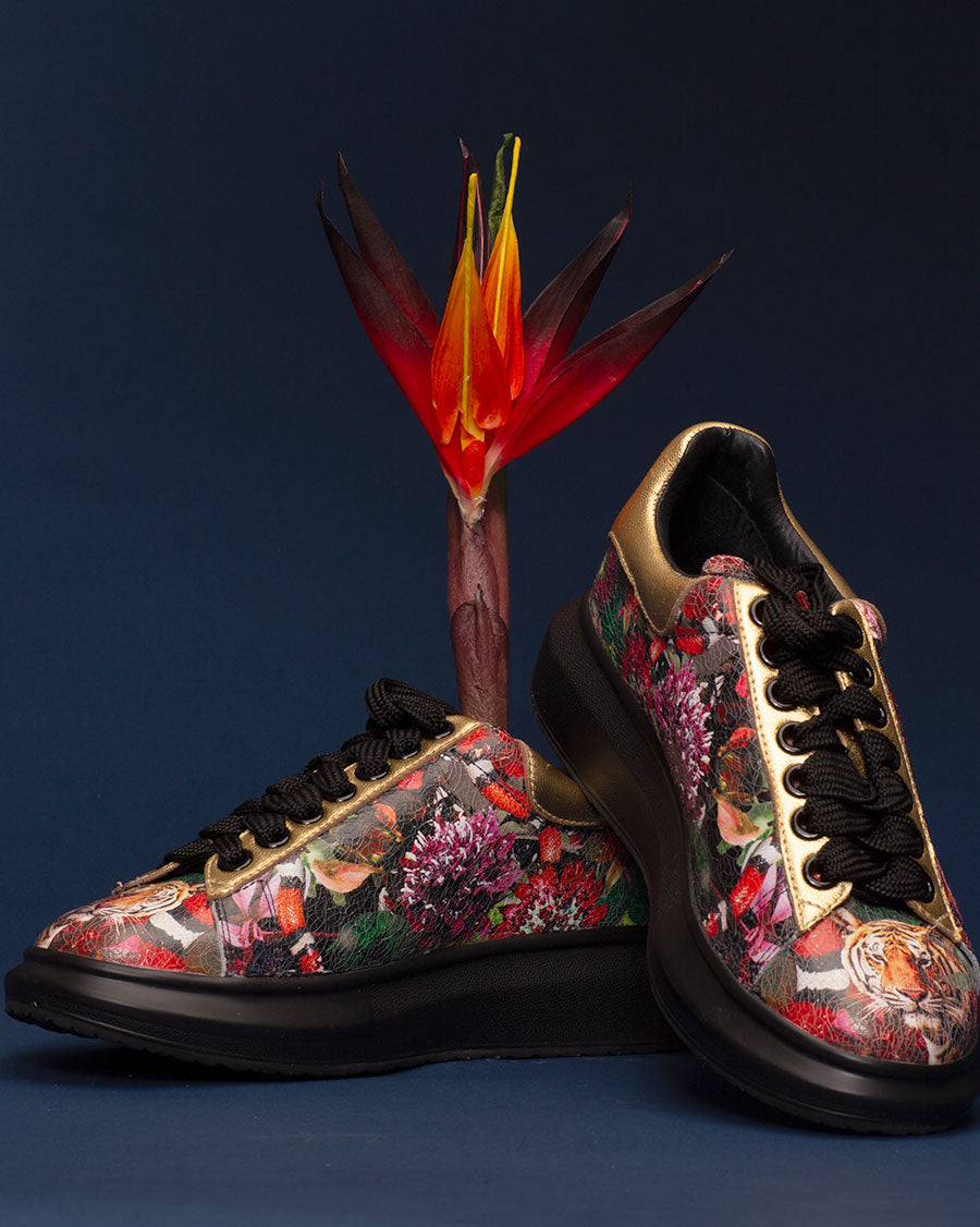 Hollie Watman Garden of Eden Print Fashion Sneakers