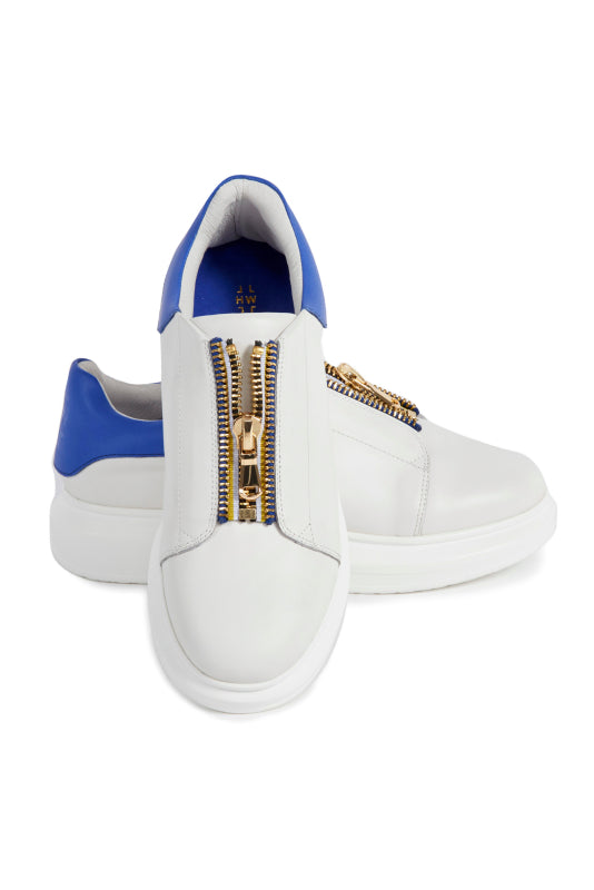 Hollie Watman Zip It - White Fashion Sneakers